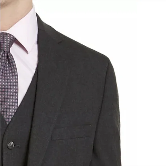 Slim Fit Stretch Suit Jacket Charcoal Gray Men's Size 40R NWOT